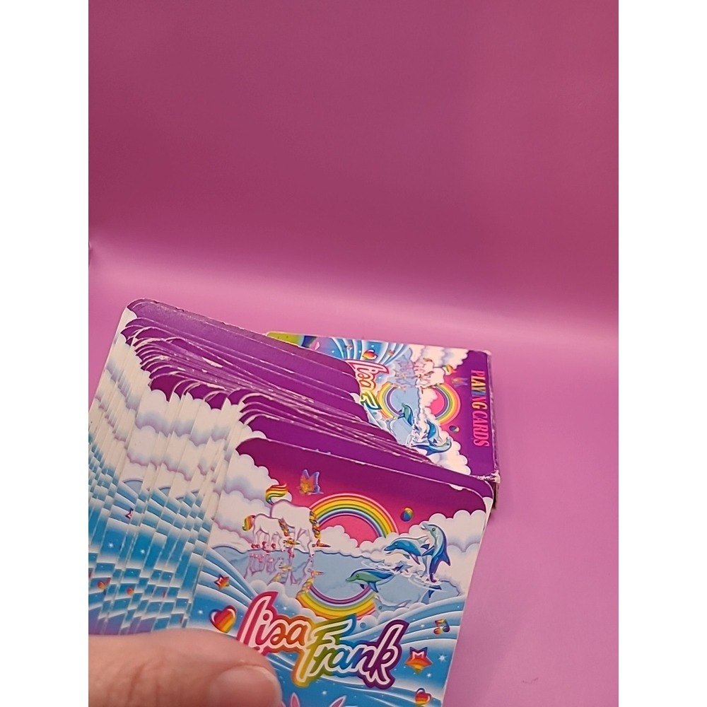 Vintage Lisa Frank Playing Cards Complete w/ Box  & Both Jokers Cards Rare - Picture 10 of 14